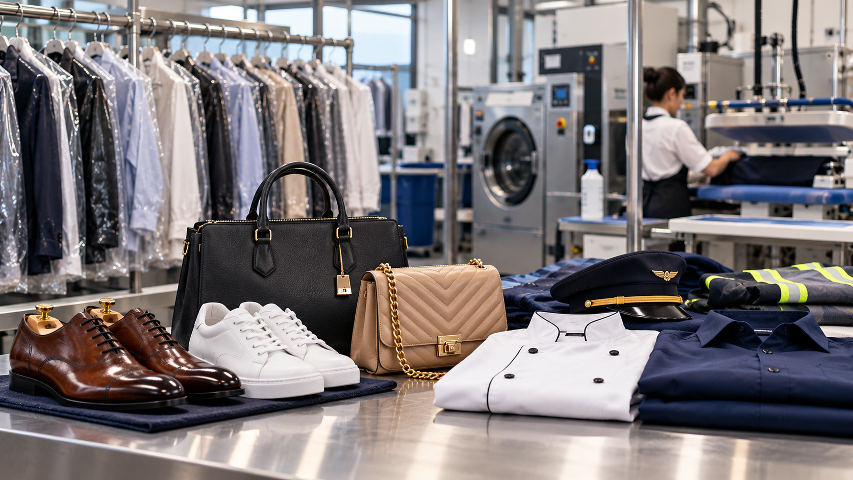 Shoes, handbags, uniforms and specialty items